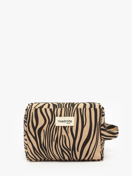 Toiletzak Tournelles Xl Gerecycleerd Katoen Rivedroite Blauw wild tribe TOURXWIL